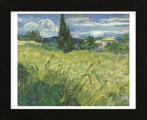 Green Field, 1889 (Framed) -  Vincent van Gogh - McGaw Graphics