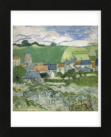 View of Auvers, 1890 (Framed) -  Vincent van Gogh - McGaw Graphics