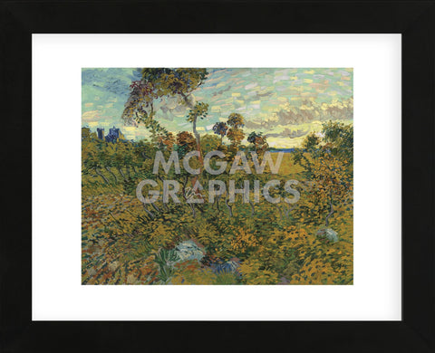 Sunset at Montmajour, 1888 (Framed) -  Vincent van Gogh - McGaw Graphics