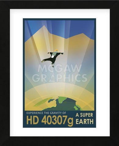 HD 40307g (Framed) -  Vintage Reproduction - McGaw Graphics