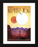 Kepler-16b (Framed) -  Vintage Reproduction - McGaw Graphics