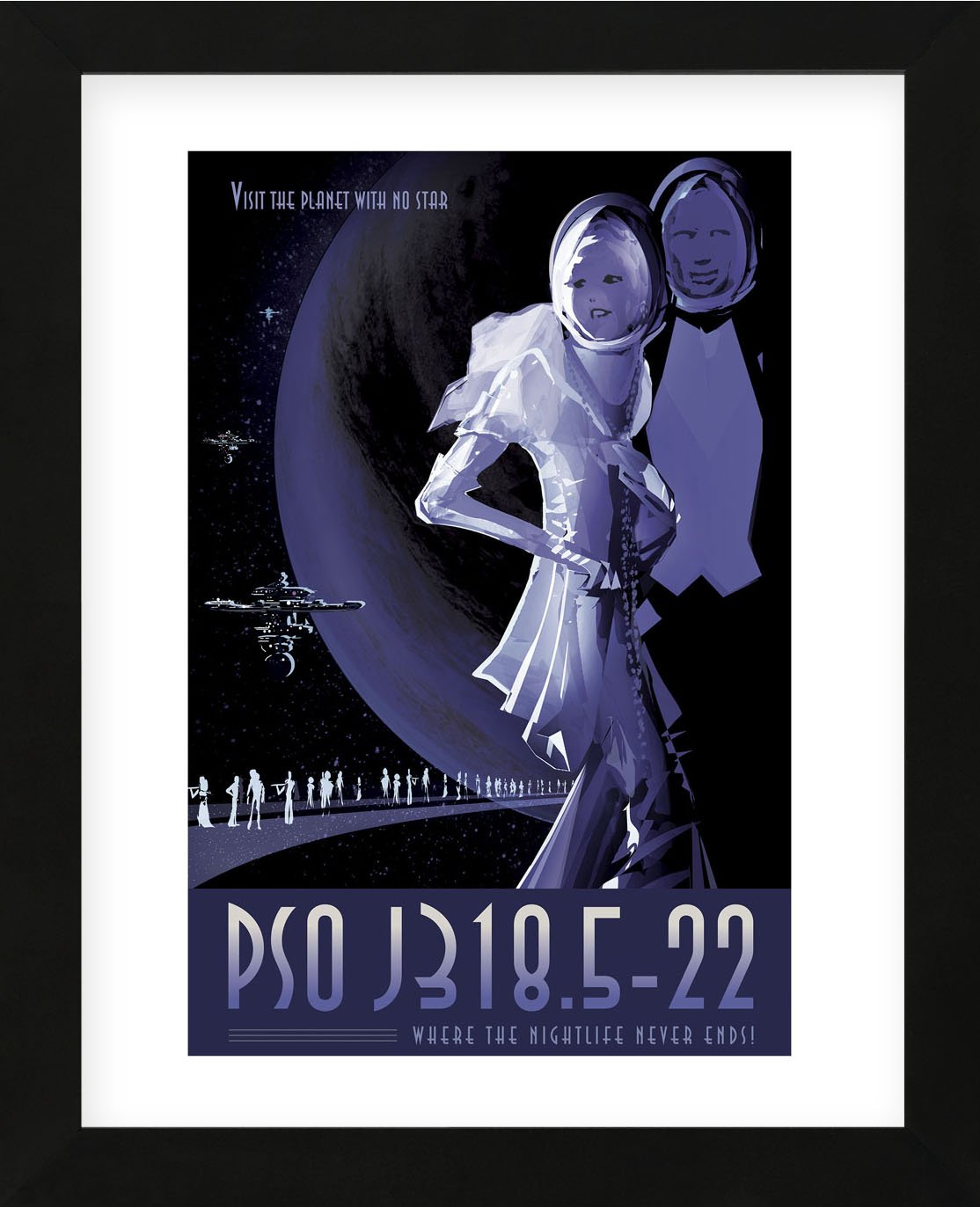 PSO J318.5-22 (Framed) | McGaw Graphics