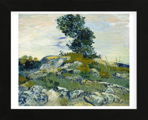 The Rocks, 1888 (Framed) -  Vincent van Gogh - McGaw Graphics