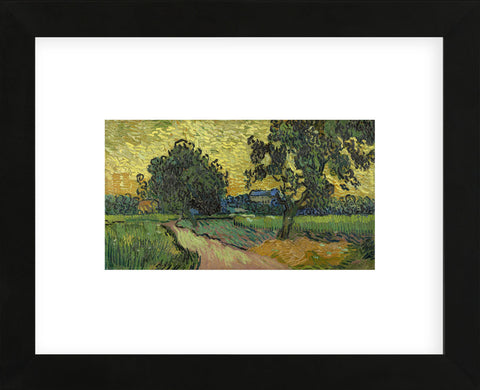 Landscape at Twilight, 1890 (Framed) -  Vincent van Gogh - McGaw Graphics