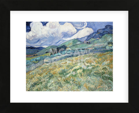 Landscape from Saint-Remy, 1889 (Framed) -  Vincent van Gogh - McGaw Graphics