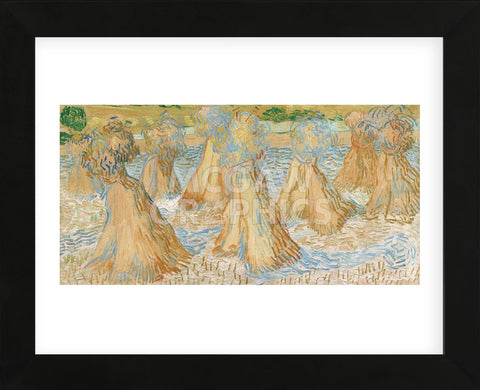 Sheaves of Wheat, 1890 (Framed) -  Vincent van Gogh - McGaw Graphics