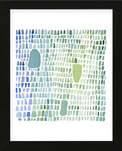 Series Sea Glass No. 1 (Framed) -  Louise van Terheijden - McGaw Graphics