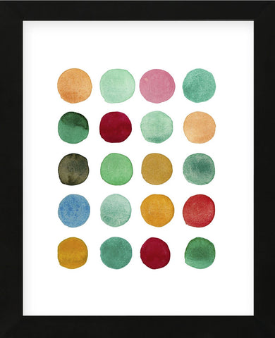 Series Colored Dots No. I (Framed) -  Louise van Terheijden - McGaw Graphics