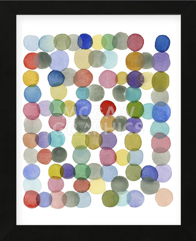 Series Colored Dots No. II (Framed) -  Louise van Terheijden - McGaw Graphics