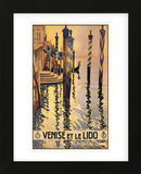 Venise et le lido (Framed) -  Vintage Poster - McGaw Graphics