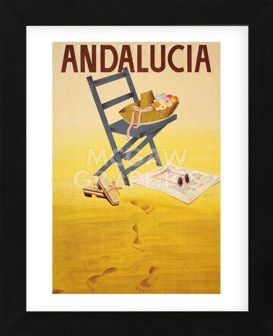 Andalucia (Framed) -  Vintage Poster - McGaw Graphics