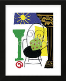 Capri Chair  (Framed) -  Muriel Verger - McGaw Graphics