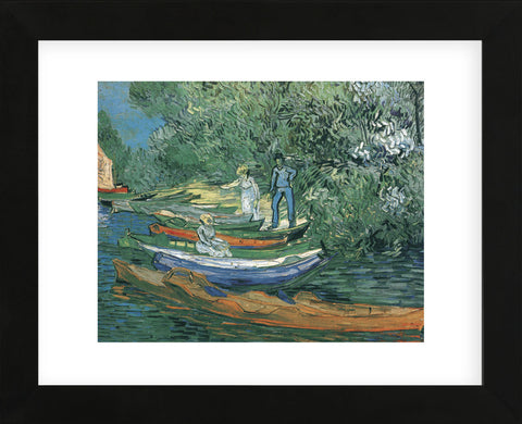 Bank of the Oise at Auvers, 1890  (Framed) -  Vincent van Gogh - McGaw Graphics
