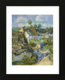 Houses at Auvers  (Framed) -  Vincent van Gogh - McGaw Graphics