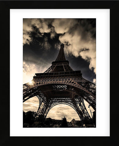 The Eiffel Tower (vertical) (Framed) -  Mark Verlijsdonk - McGaw Graphics