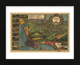 Los Angeles 1871 (Framed) -  Vintage Reproduction - McGaw Graphics