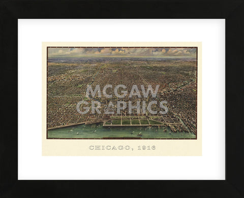 Chicago 1916 (Framed) -  Arno B. Reincke - McGaw Graphics