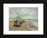 Boats Saintes-maries (Framed) -  Vincent van Gogh - McGaw Graphics