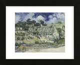 Thatched Cottages in Cordeville (Framed) -  Vincent van Gogh - McGaw Graphics