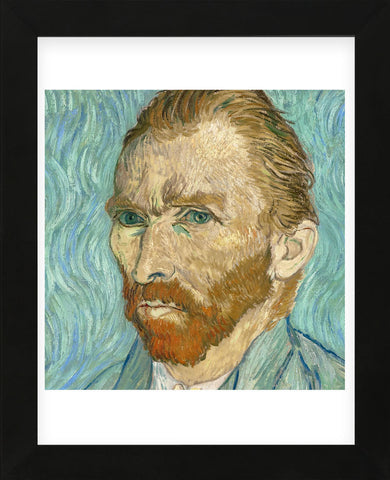 Self Portrait (detail) (Framed) -  Vincent van Gogh - McGaw Graphics