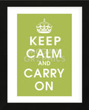 Keep Calm (kiwi) (Framed) -  Vintage Reproduction - McGaw Graphics