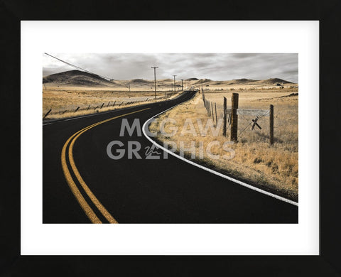 Rural Curve (Framed) -  David Lorenz Winston - McGaw Graphics