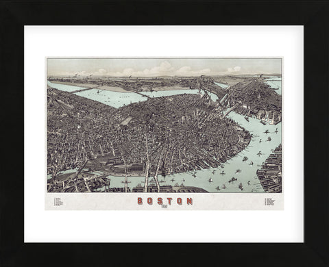 Boston, Massachusetts, 1899 (Framed) -  Walker - McGaw Graphics