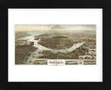 Panorama of Norfolk, Virginia, and Surroundings, 1892 (Framed) -  Wellge - McGaw Graphics