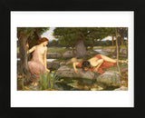 Echo and Narcissus, 1903 (Framed) -  J.W. Waterhouse - McGaw Graphics