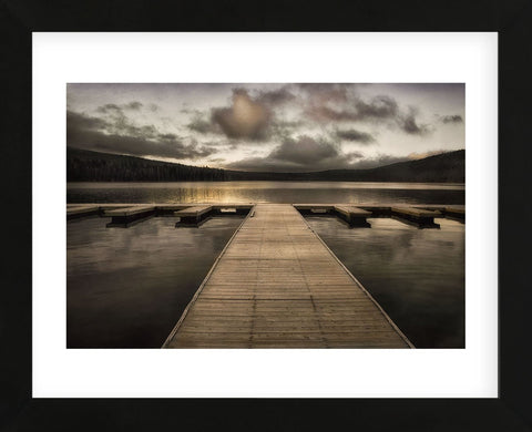 Lake Pier (Framed) -  David Lorenz Winston - McGaw Graphics
