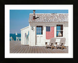 Dockside Flag (Framed) -  Zhen-Huan Lu - McGaw Graphics