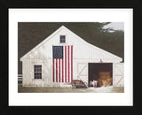 Barn with Piglet (Framed) -  Zhen-Huan Lu - McGaw Graphics