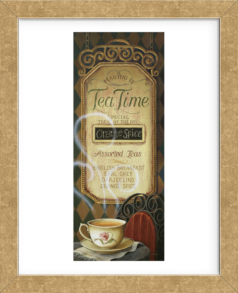 Tea time Menu (Framed) | McGaw Graphics