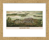 Bird’s Eye View of Sandusky, Ohio, 1898 (Framed) -  Alvord Peters Co. - McGaw Graphics