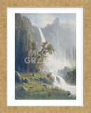 Bridal Veil Falls, Yosemite, ca 1871-73  (Framed) -  Albert Bierstadt - McGaw Graphics