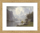 In the Mountains, 1867  (Framed) -  Albert Bierstadt - McGaw Graphics