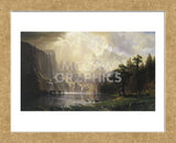 Among the Sierra Nevada, California, 1868  (Framed) -  Albert Bierstadt - McGaw Graphics