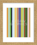 Colorfield Stripe  (Framed) -  Dan Bleier - McGaw Graphics