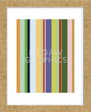 Colorfield Stripe  (Framed) -  Dan Bleier - McGaw Graphics