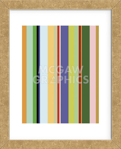 Colorfield Stripe  (Framed) -  Dan Bleier - McGaw Graphics
