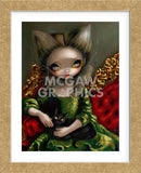 Princess with a Black Cat (Framed) -  Jasmine Becket-Griffith - McGaw Graphics