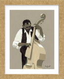 String Bass Player (Framed) -  William Buffett - McGaw Graphics