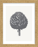 Artichoke (Ivory & Gray) (Framed) -  Botanical Series - McGaw Graphics