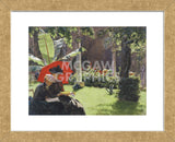 Afternoon in the Cluny Garden, Paris, 1889  (Framed) -  Charles Curran - McGaw Graphics