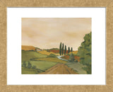 Sunny Tuscan Road  (Framed) -  Jean Clark - McGaw Graphics