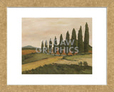 Shady Tuscan Road  (Framed) -  Jean Clark - McGaw Graphics