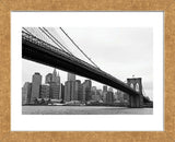 Manhattan from Brooklyn (b/w)  (Framed) -  Erin Clark - McGaw Graphics