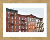 Brick Row Houses  (Framed) -  Erin Clark - McGaw Graphics