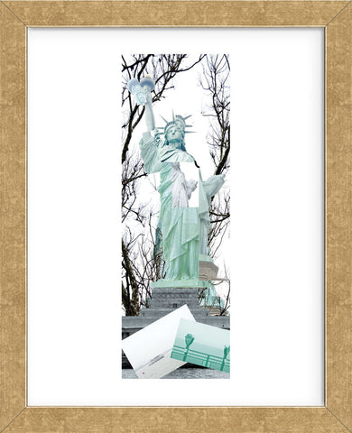 Statue of Liberty Collage  (Framed) -  Erin Clark - McGaw Graphics