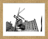 West Broadway and Franklin Street (b/w)  (Framed) -  Erin Clark - McGaw Graphics
